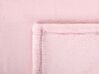 Coperta plaid rosa 200 x 220 cm BAYBURT_851115