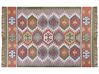 Outdoor Teppich mehrfarbig 160 x 230 cm orientalisches Muster Kurzflor SAHBAZ_852850