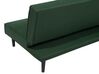 Sofá-cama de 3 lugares em tecido verde escuro VISBY_695069