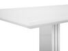Tavolo da pranzo legno e acciaio bianco 180 x 90 cm KALONA_705242