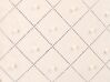 Conjunto de 2 cojines de terciopelo beige/plateado 45 x 45 cm YARROW_857752