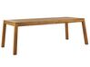 Zestaw ogrodowy akacjowy stół i ławki jasne drewno LIVORNO_796730