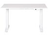 Fehér elektromosan állítható íróasztal 120 x 72 cm DESTINAS_899561
