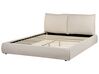 Čalúnená posteľ 160 x 200 cm béžová VINAY_880057