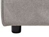 Dobbeltseng grå stof 180 x 200 cm LINARDS_876164