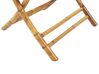 Zestaw mebli balkonowych bambusowy jasne drewno z białym ATRANI /MOLISE_809644