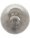 Lanterne de table marocaine en métal argenté MARINGA_722883