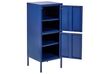2 Door Metal Storage Cabinet Navy Blue HURON_868215