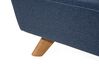 Fabric EU King Size Bed Blue VIENNE_814310