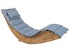 Sun Lounger Pad Cushion Blue BRESCIA_760405