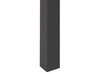 Eettafel uitschuifbaar MDF zwart 120 / 160 x 80 cm GRANADA_820888