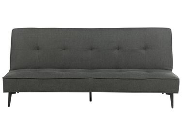 Canapé-lit 3 places en tissu gris foncé ESSVIK