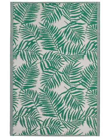 Vonkajší koberec 120 x 180 cm smaragdovozelený KOTA