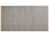 Teppich Wolle grau 80 x 150 cm Kurzflor BANOO_845611