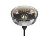 Lampa podłogowa metalowa czarno-srebrna TALPARO_851419