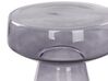 Sklenený odkladací stolík sivý LAGUNA_883206