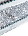 Console effet diamants broyés / miroir 2 tiroirs TILLY_809809