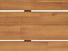 Mesa de comedor de madera de acacia clara 180 x 90 cm FORNELLI_823587