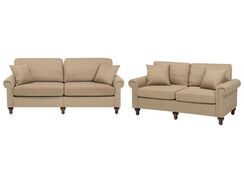 Sohvasetti kankainen beige OTRA