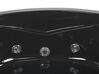 Whirlpool Badewanne schwarz Eckmodell mit LED 197 x 140 cm BARACOA_821048