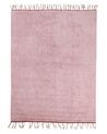Tapis en coton 140 x 200 cm rose CAPARLI_907211