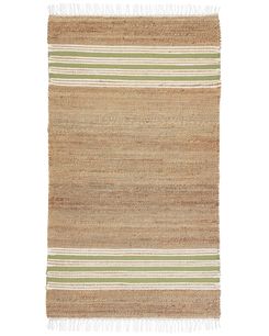 Matto juutti beige/vihreä 80 x 150 cm MIRZA Matto juutti beige/vihreä 80 x 150 cm MIRZA