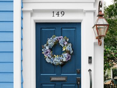 Door Wreath ø 50 cm Blue GALDAR