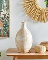 Terakotová dekoračná váza 39 cm béžová CYRENA_850401