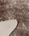 Faux Cowhide Area Rug with Spots 150 x 200 cm Brown with Gold BOGONG_820221