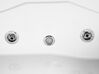 Bañera de hidromasaje esquinera blanca con LED derecha 170 x 120 cm CALAMA_780960