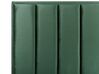 Polsterbett Samtstoff dunkelgrün mit Bettkasten hochklappbar 180 x 200 cm SEZANNE_892474