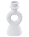 Candelero de cerámica blanco crema 17 cm SPARTA_846178