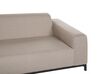 5 Seater Garden Sofa Set Beige with Black ROVIGO_869478