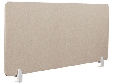 Pannello divisorio per scrivania beige 160 x 50 cm SPLIT