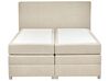Boxspring stof beige 160 x 200 cm MINISTER_873587