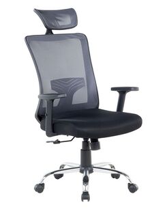 Työtuoli verkkokankainen harmaanmusta NOBLE Työtuoli verkkokankainen harmaanmusta NOBLE