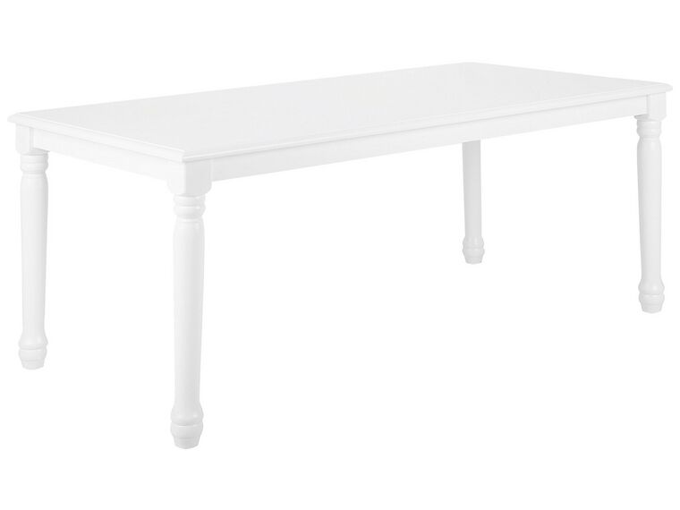Wooden Dining Table 180 x 90 cm White CARY_714238