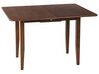 Mesa de comedor extensible de madera de caucho oscura 90/120 x 60 cm MASELA_826984