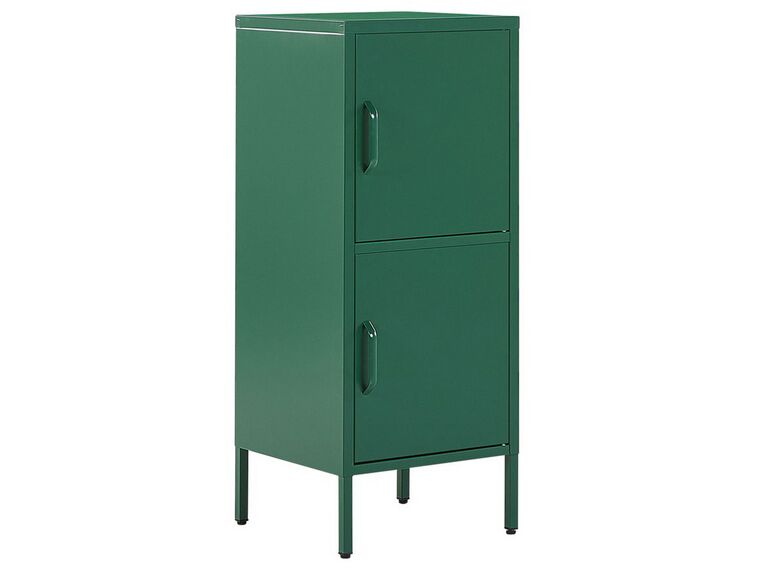 2 Door Metal Storage Cabinet Green HURON_812016
