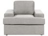 Conjunto de sofás 5 lugares em tecido cinzento claro ALLA_893887