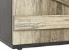 Mueble TV madera clara/negro SALTER_778412