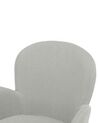 Conjunto de 2 cadeiras estofadas em cinzento claro BROOKVILLE_731287