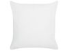 Set of 2 Outdoor Cushions Palm Pattern 45 x 45 cm White MOLTEDO_881420