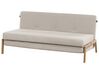 Sofá-cama de 2 lugares em tecido creme EDLAND_899457