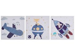 Canvas-taulu monivärinen 30 x 30 cm 3 kpl DOBO Canvas-taulu monivärinen 30 x 30 cm 3 kpl DOBO