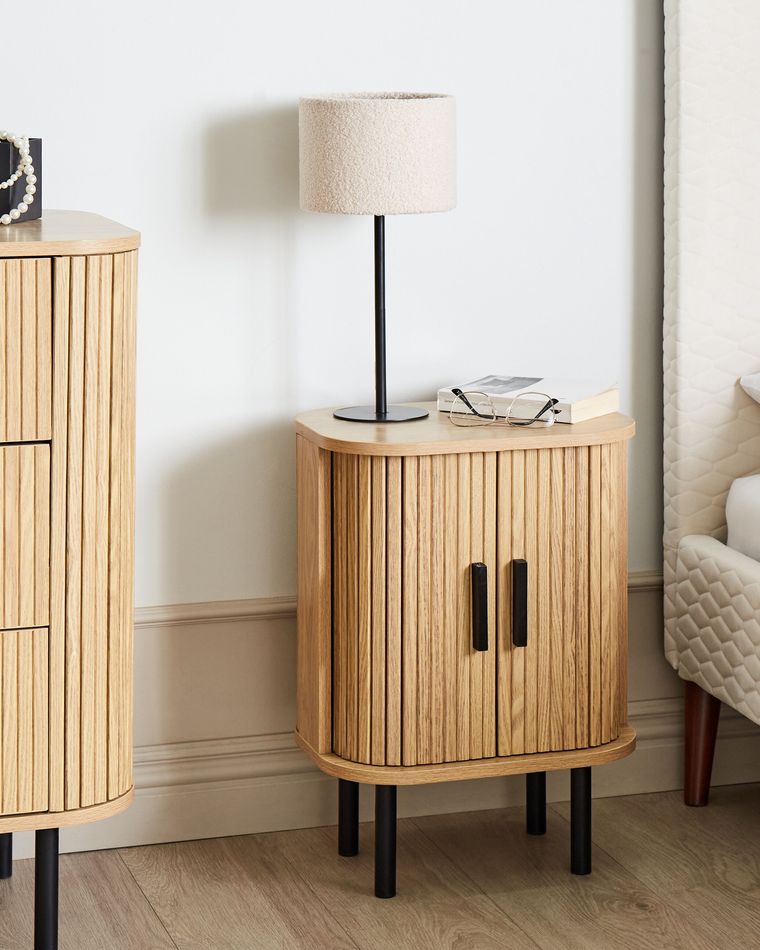 Natbord lyst træ BRADLEY | Beliani.dk