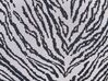 Sæt med 2 dekorative puder i zebrastriber 45 x 45 cm sort og hvid MANETTI_854525