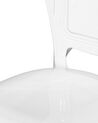 Set of 2 Accent Chairs Acrylic White VERMONT_691808