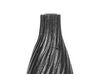 Decoratieve vaas zwart terracotta 45 cm FLORENTIA S_873373