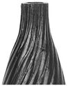 Decoratieve vaas zwart terracotta 45 cm FLORENTIA S_873373